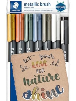STAEDTLER 8321 TB7 METTALIC BRUSH PEN