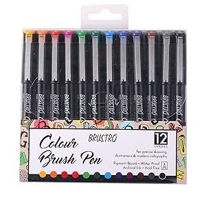BRUSTRO COLOR BRUSH PEN 12N