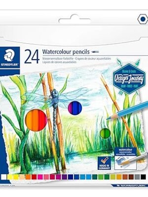 STAEDTLER 14610C M24 AQUARELL WATERCOLOR PENCILS 24PCS