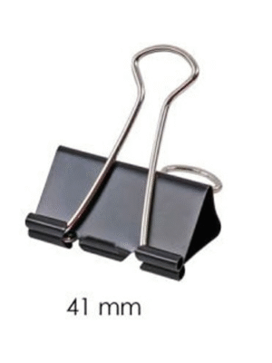 JB9 41MM BINDER CLIPS [Pack of 12]