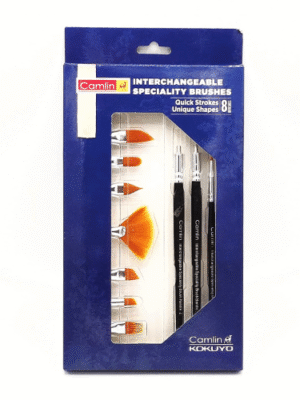 CAMEL INTERCHANGABLE BRUSH SET 8PCS