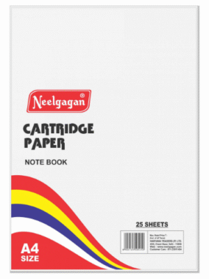 NEELGAGAN A4 CARTRIDGE PAPER 25 SHEETS 95