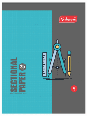 NEELGAGAN GRAPH NOTE BOOK CM (25 SHEET) BOUND