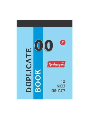 NEELGAGAN 100 SHEET DUPLICATE BOOK NO 00 (1/12) 120