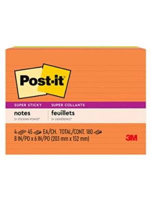 PLANFIX 008 STICKY PAD 8X6 100ST