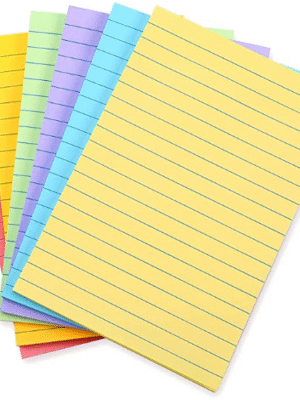 PLANFIX 017 STICKY PAD RULED 4X6 100ST