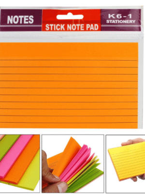 PLANFIX 9038 STICKY PAD RULED 4 X 6