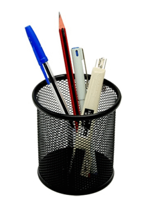 SAYA PS12 PEN STAND METAL MESH ROUND