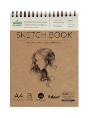 SCHOLAR PSB4 A4 PARYAVRAN SKETCH DRAWING BOOK 150GSM 50SHEET