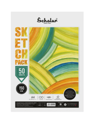 SCHOLAR SPL5 A4 SKETCH LOOSE DRAWING SHEET 150GSM 50SHEET