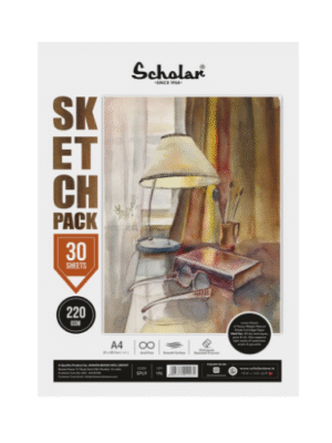 SCHOLAR SPL9 A4 SKETCH DRAWING SHEET 220GSM 30SHEET