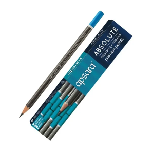 APSARA ABSOLUTE EXTRA DARK PENCILS PACK OF 10PCS