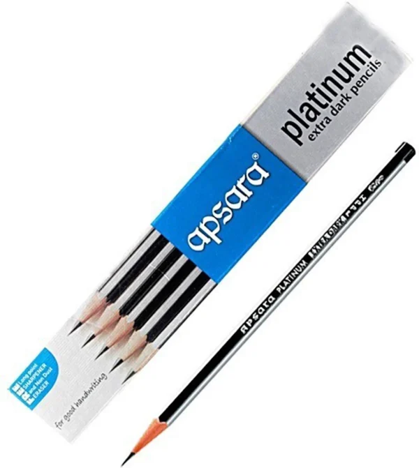APSARA PLATINUM EXTRA DARK PENCIL PACK OF 10PCS