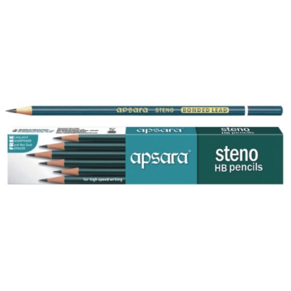 APSARA STENO HB PENCILS PACK OF 10PCS