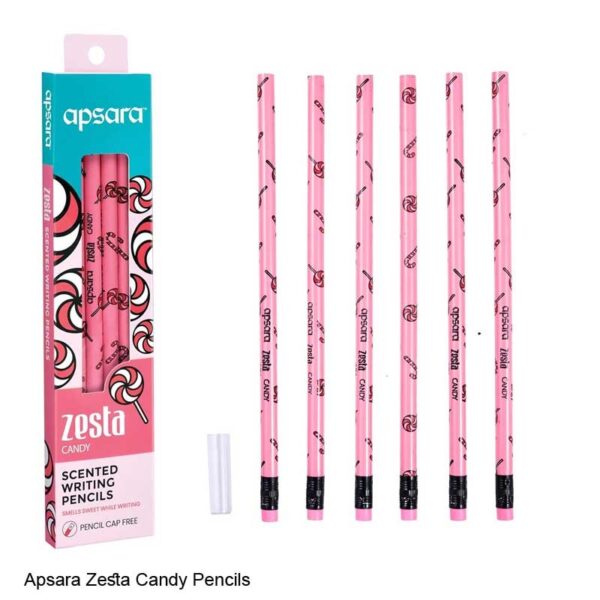 APSARA ZESTA CANDY SCENTED WRITING PENCILS PACK OF 6PCS