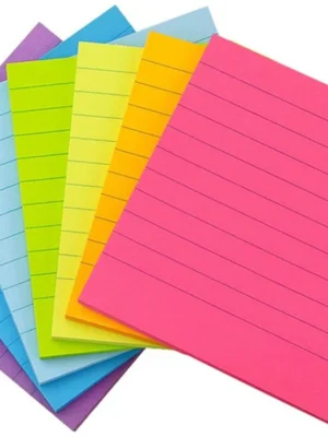 PLANFIX 9036 STICKY PAD RULED 3X3 280SHEETS 7COLORS