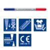STAEDTLER 3280 C10 FIBERTIP TWIN TIP COLOR 10PCS 20COLORS - Image 5