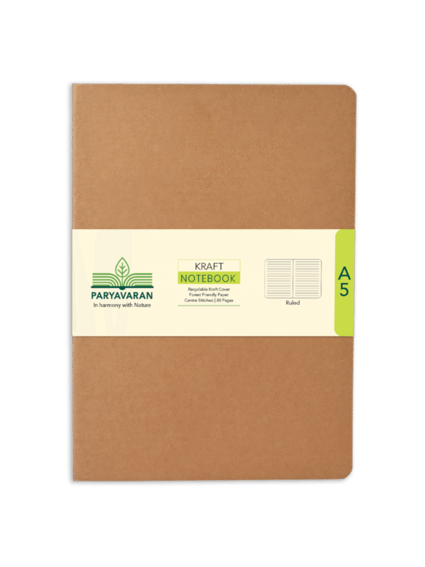SCHOLAR KNB2 A5 KRAFT RULED NOTEBOOK