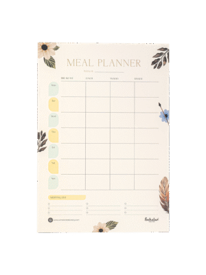 SCHOLAR MEL4V A4 MEAL PLANNER VERTICAL 50SHEET