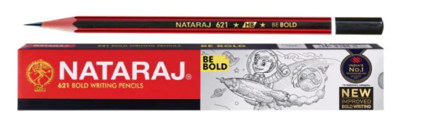 NATRAJ 621 BE BOLD HB PENCILS PACK OF 10PCS