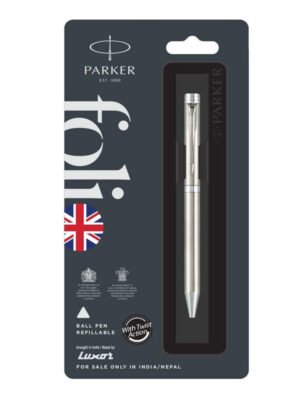 PARKER FOLIO  STAINLESS STEEL CHORME TRIM BP 350