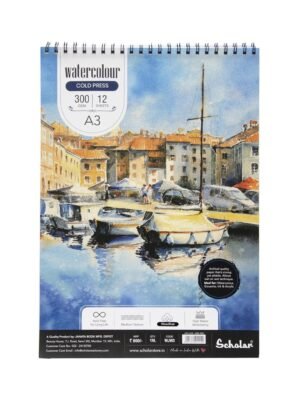 SCHOLAR WJW3 A3 WATER COLOR COLD PRESS SHEET DRAWING SHEET 300GSM 12SHEET