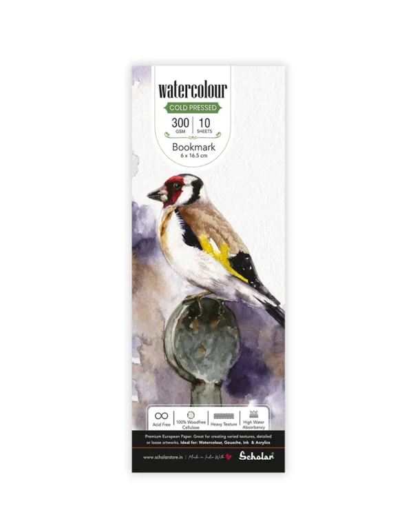 SCHOLAR WCL9 WATER COLOR COLD PRESS SHEET 300GSM 10SHEET