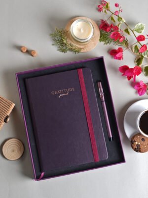 SCHOLAR JGR2 A5 PREMIUM GRATITUDE JOURNAL NOTEBOOK+PEN