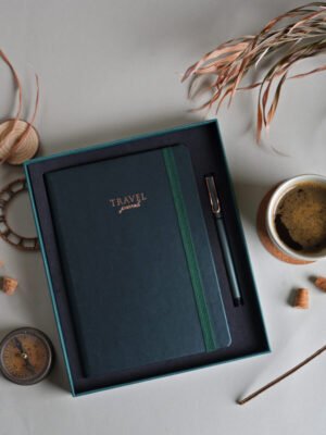 SCHOLAR JTR2 A5 PREMIUM TRAVEL JOURNAL NOTEBOOK+PEN