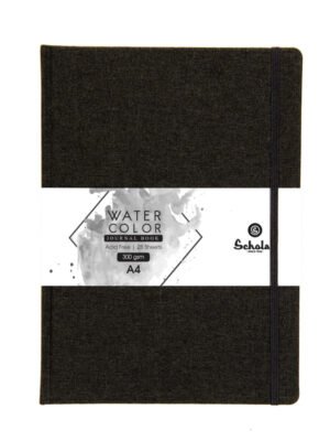 SCHOLAR WJ4 A4 WATER COLOR JOURNAL BOOK 300GSM 28SHEET