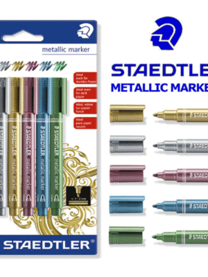 STAEDTLER 8323-S BK5 METTALIC MARKER 5N COLOUR
