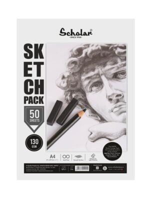 SCHOLAR SPL1 A4 SKETCH PACK 130GSM 50SHEET