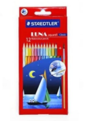 STAEDTLER 137 10 C12 LUNA WATERCOLOR PENCILS PACK OF 12COLORS