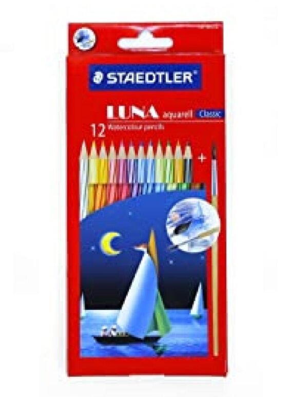 STAEDTLER 137 10 C12 LUNA WATERCOLOR PENCILS PACK OF 12COLORS