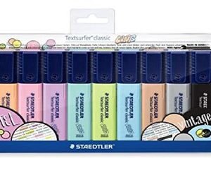 STAEDTLER 364 CWP10 CLASSIC HIGHLIGHTER PASTEL PACK OF 10PCS