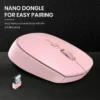 PORTRONICS 1830 TOAD 23 WIRELESS MOUSE PINK 599 - Image 2