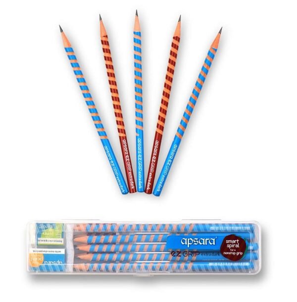 APSARA EZ GRIP EXTRA DARK PENCILS PACK OF 10PCS