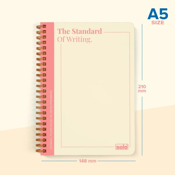 SOLO NA 502 A5 ECO PAPER NOTEBOOK 120 PG