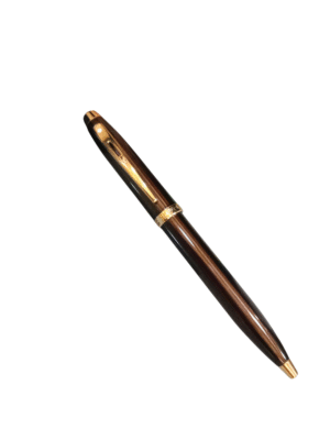 SH 9370 COFFEE BR WITH GD TRIMS BP 3000" BALL PEN