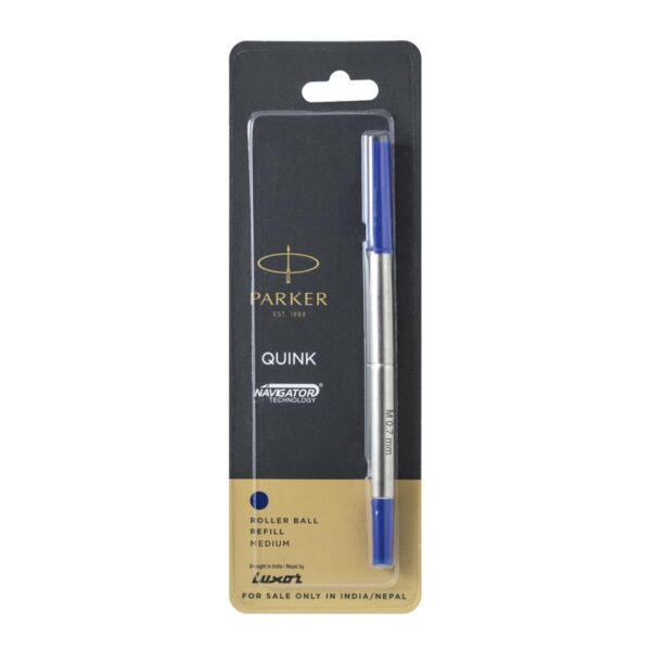 PARKER REFILL MEDIUM BLUE ROLLER BALL