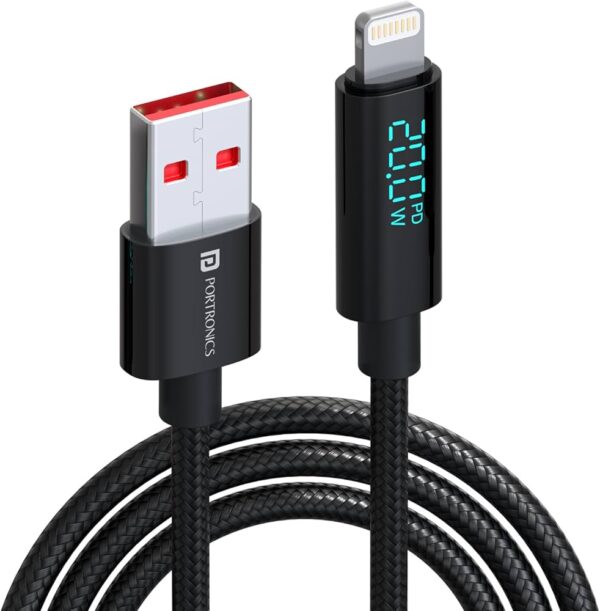 PORTRONICS 2211 KONNECT VIEW USB-A 8 PIN CABLE 699