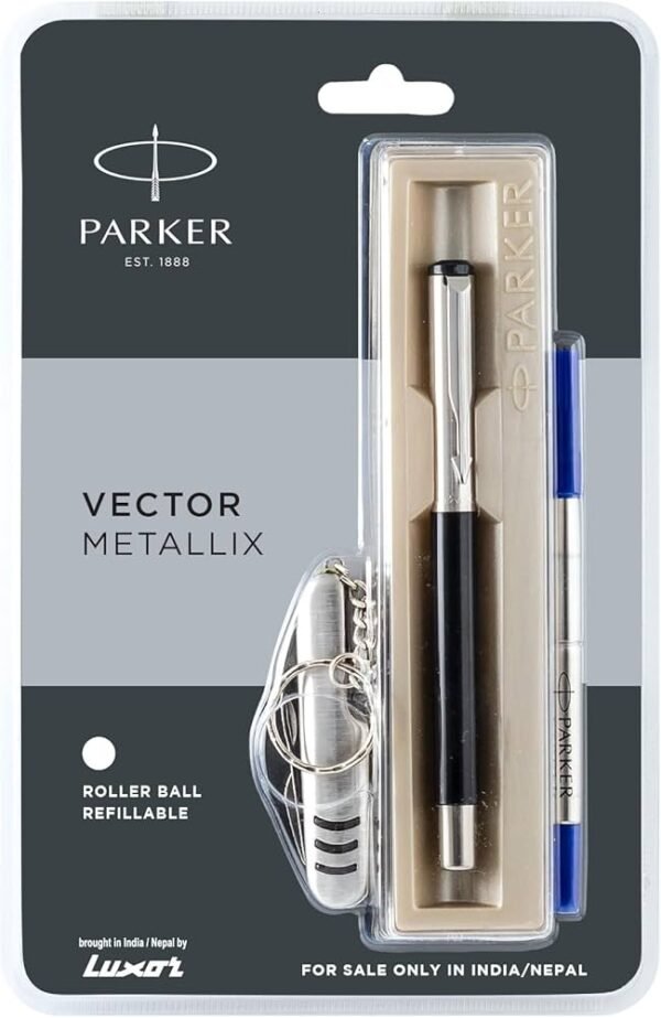 PARKER VECTOR METALLIX CT RB+SWISS KNIFE 470