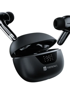 PORTRONICS 2241 BT EARPODS TWINS 28 BLACK 2999