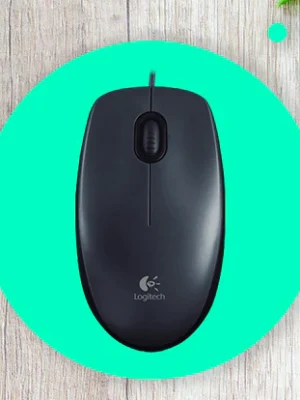 LOGITECH M100R CORDED BLACK MOUSE 495