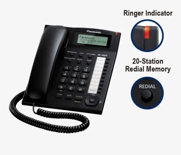 PANASONIC KXTS880MXBD BLACK TELEPHONE 4500