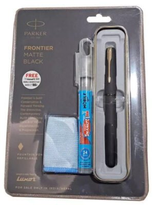 PARKER FRONTIER MATTE BLACK GT RB+LUXOR MOBILE DISINFECTIANT 775
