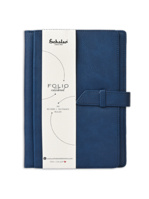 SCHOLAR FLO2 A5 FOLIO NOTEBOOK 192PAGES