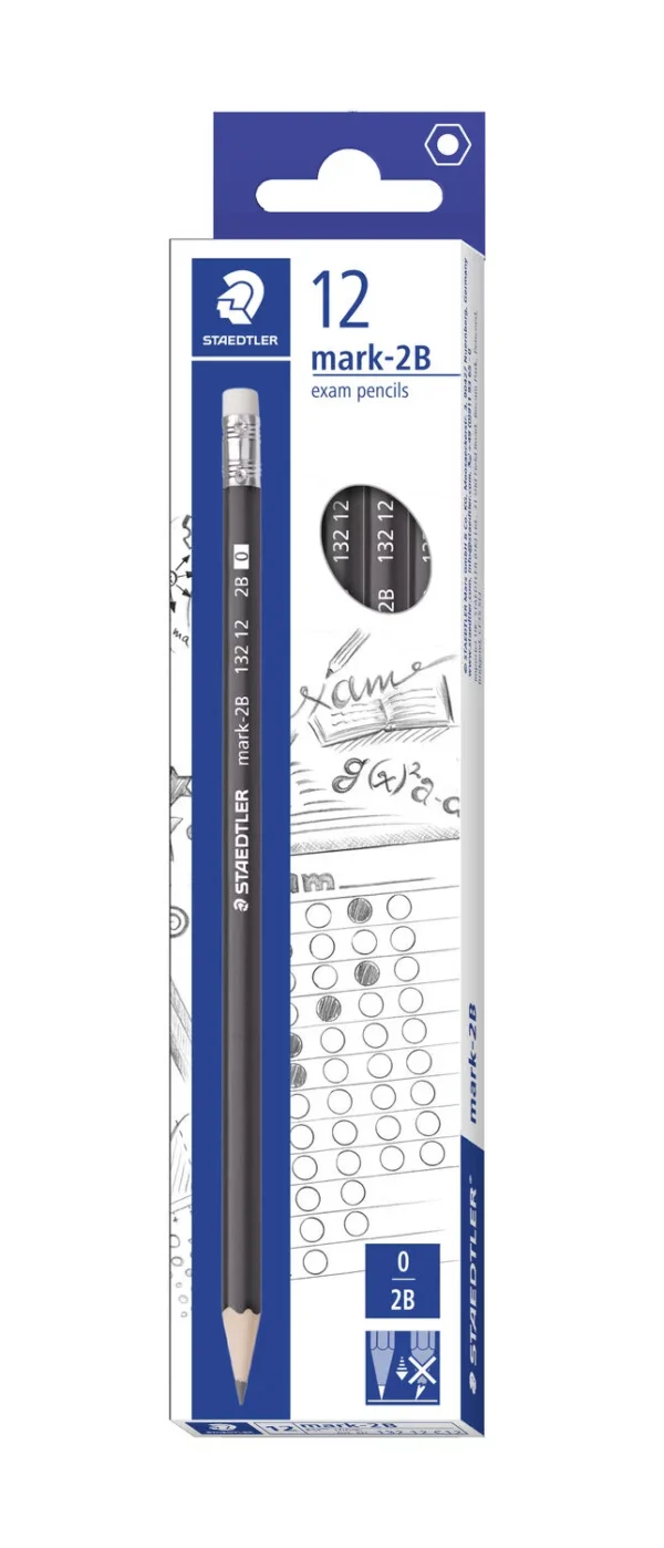 STAEDTLER 132 12 C12 MARK-2B EXAM PENCIL PACK OF 12