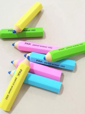 ERASER 492 PENCIL SHAPE PACK OF 5PCS
