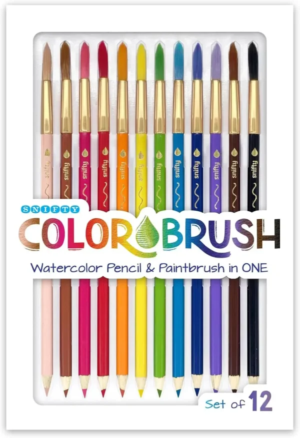 MACARON MCR-1990-108 PENCIL COLOR WITH BRUSH PACK OF 12PCS